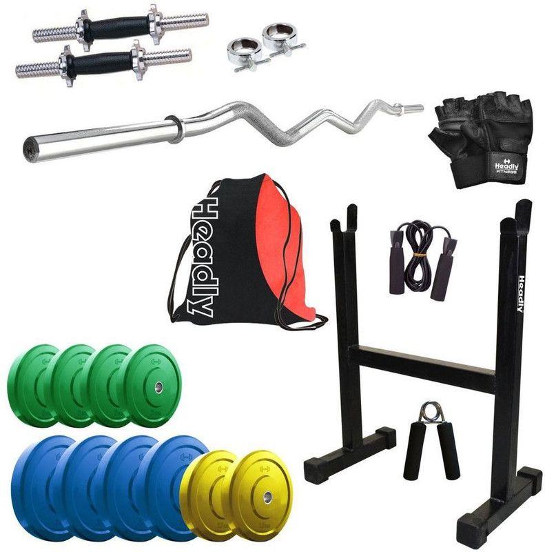 Headly 25 kg Premium CP-HR-25KGCOMBO14 Coloured Home Gym Combo