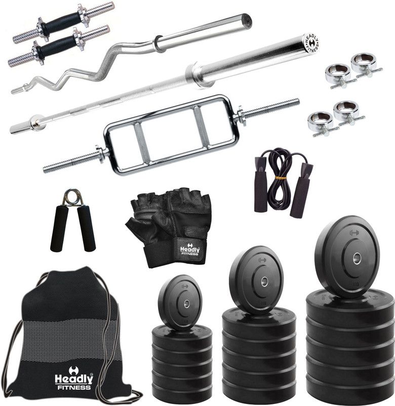 Headly 65 kg 65 kg Combo BB 1 Convenient Home Gym Combo