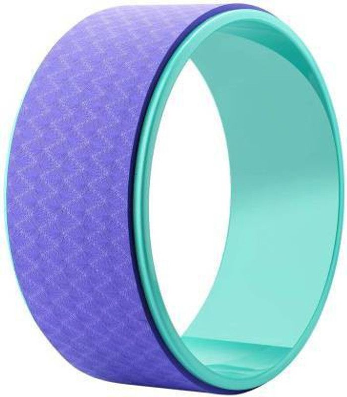 NASULA Strong Dharma Wheel with Soft Form Yoga Blocks  (Purple, Green Pack of 1)