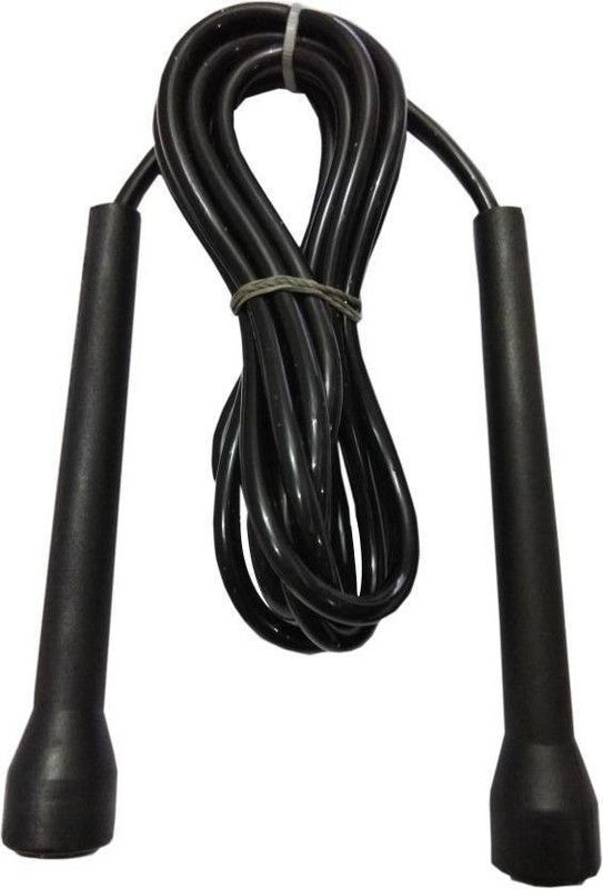 Parbat Black Pencil Speed Skipping Rope  (Black, Length: 244 cm)