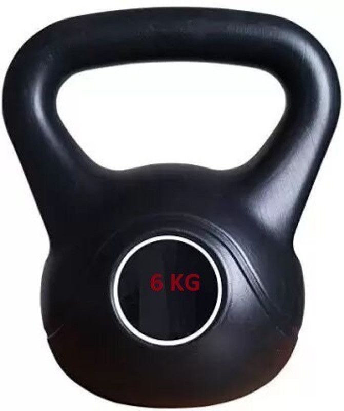 GYM KART Quality (6KG) Kettle bell For Cardio Training Home & Gym Fitness Workout Black Kettlebell  (6 kg)