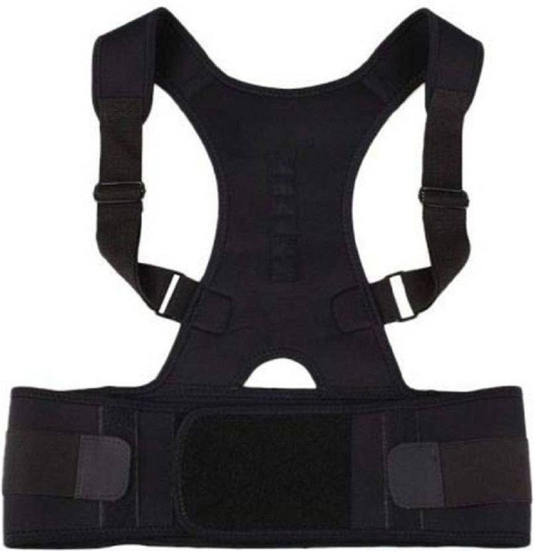 MOOZICO Dr.Adviced Magnetic Therapy Posture Corrector Shoulder Back Support Belt Posture Corrector  (Black)