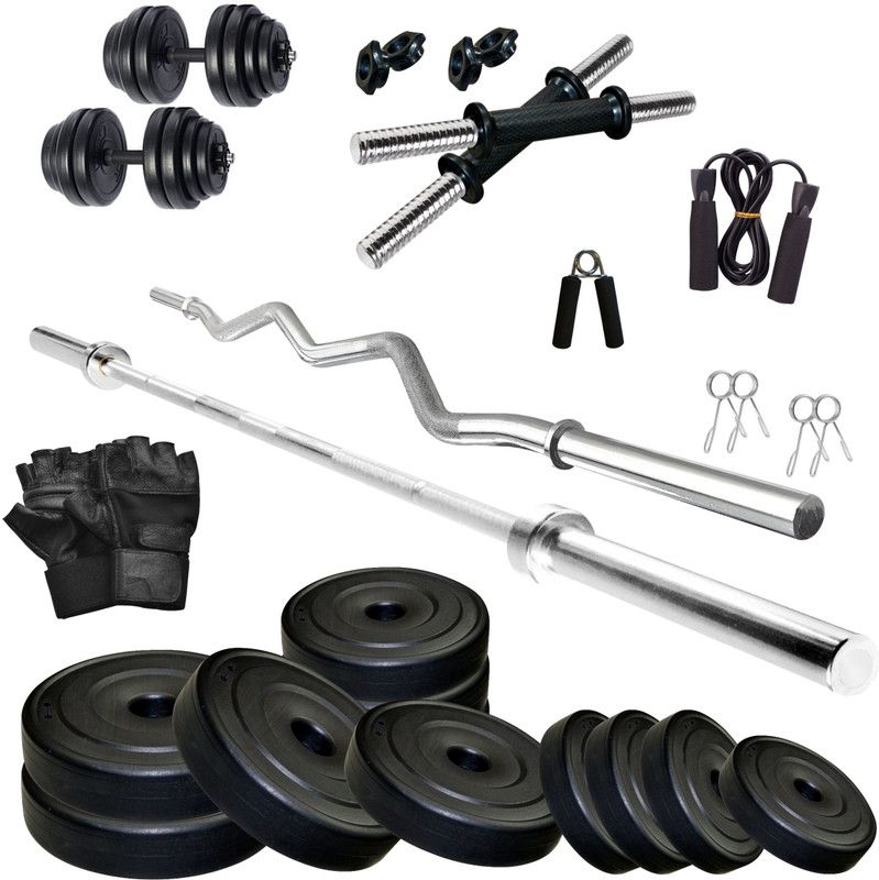 FITZON 8 kg PVC COMBO 2-WB-SL Home Gym Combo