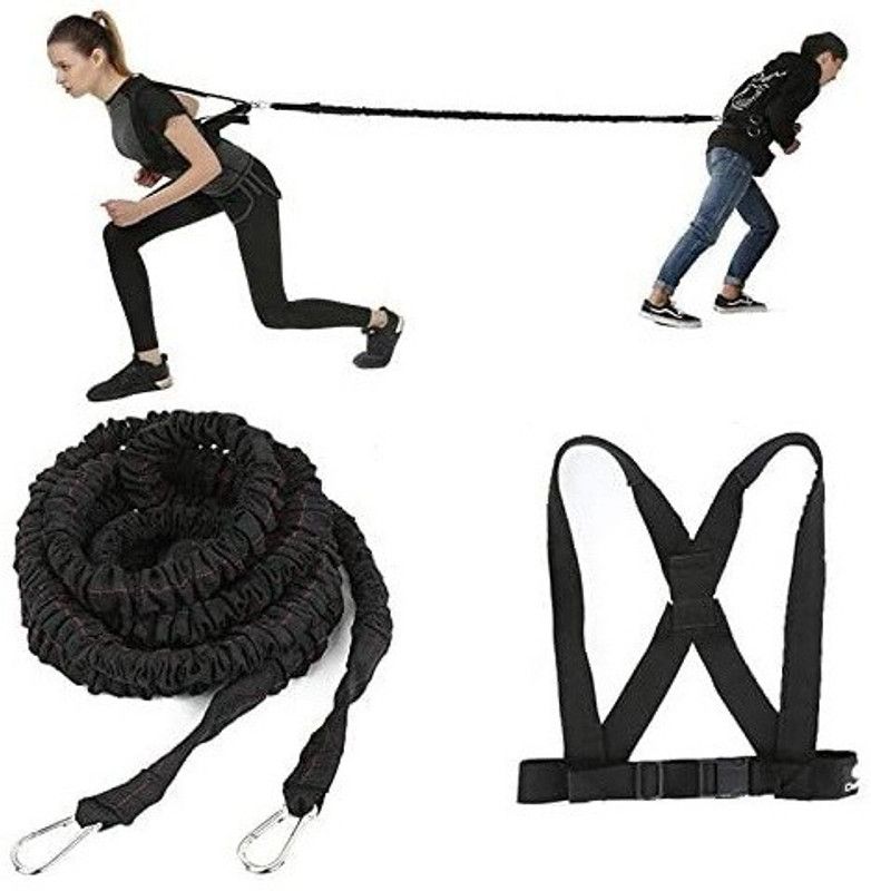 IRIS Fitness Resistance Training Anchor Harness for Speed Acceleration Resistance Tube  (Black)