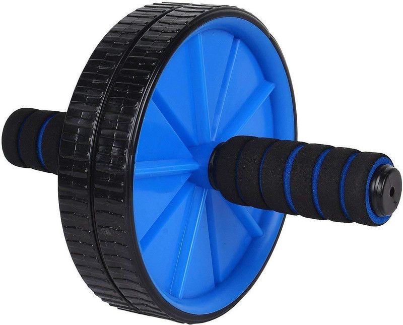 EXOTICISM Ab Wheel Roller Ab Exerciser  (Black, Blue)