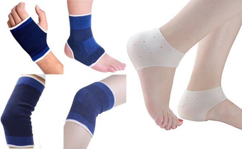 H D Enterprise Combo of Heel support & Knee, Hand Support  (Multicolor)