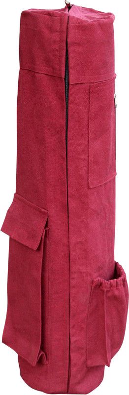 Ryan Cargo Style Cotton Yoga/Sport Mat Bag  (Red, Kit Bag)
