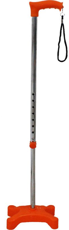 saniquick Walking Stick for Men/Women/Old Age People, Metallic Steel, Height Adjustable - Grey FR001-0032431 Walking Stick