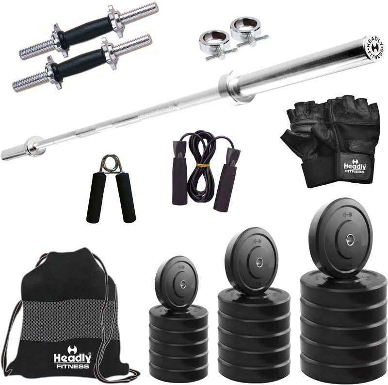 Headly 25 kg 25 kg Combo BB 9 Convenient Home Gym Combo
