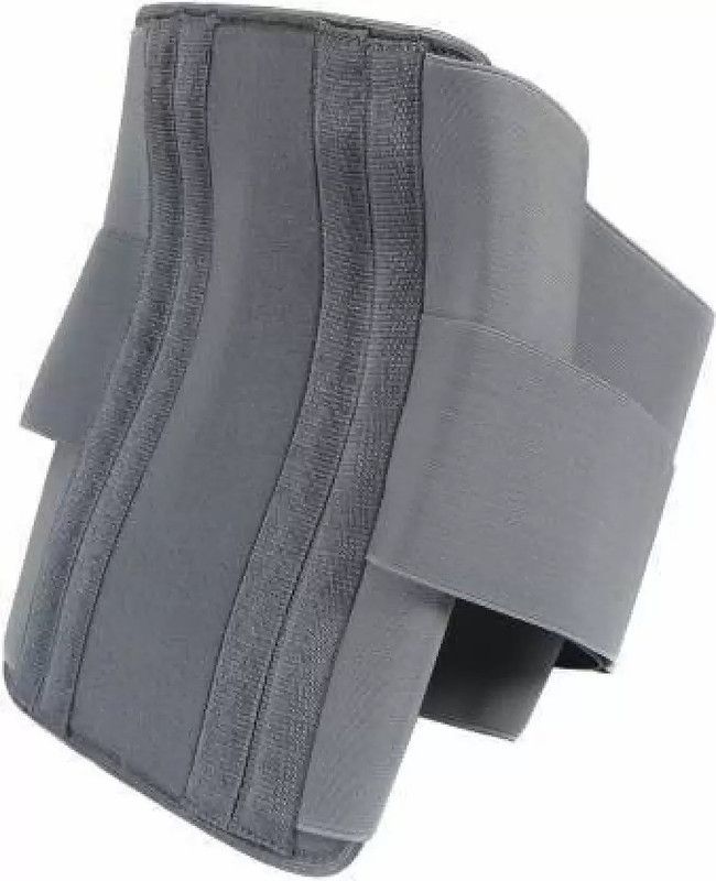 DEUS LS Belt contoured for Back Pain Relief Dual Adjustable Straps Waist Support Back & Abdomen Support  (Grey)