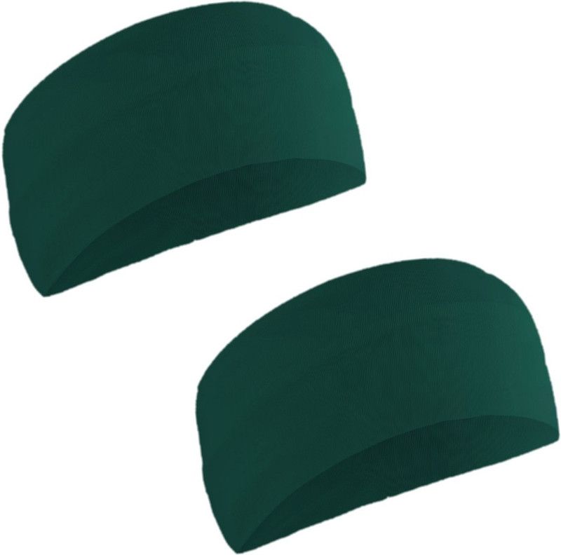 Utkarsh Set Of 2 Pcs Green Men & Women Running/fitness/yoga/workout/gym Sweat Head Resistance Band  (Pack of 2)