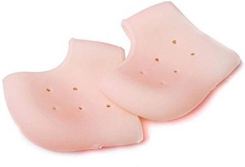 ADIYOGI Gel Heel Socks 1 Pair for Dry Hard Foot Cracked Heels Repair Heel Support Heel Support  (Multicolor)