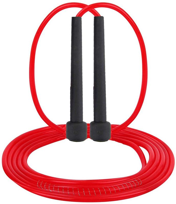 kidsgyor skipping ropes for kids jumping rope for men & women Red jump rope simple rope 1pc Freestyle Skipping Rope  (Length: 274 cm)