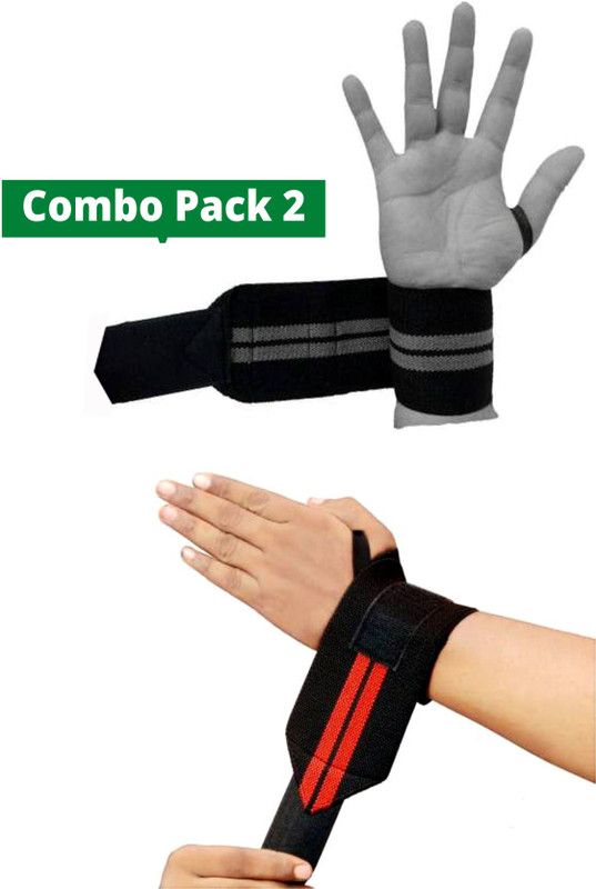 BMTRADING WRIST SUPPORT BAND Wrist Support  (Red, Grey)