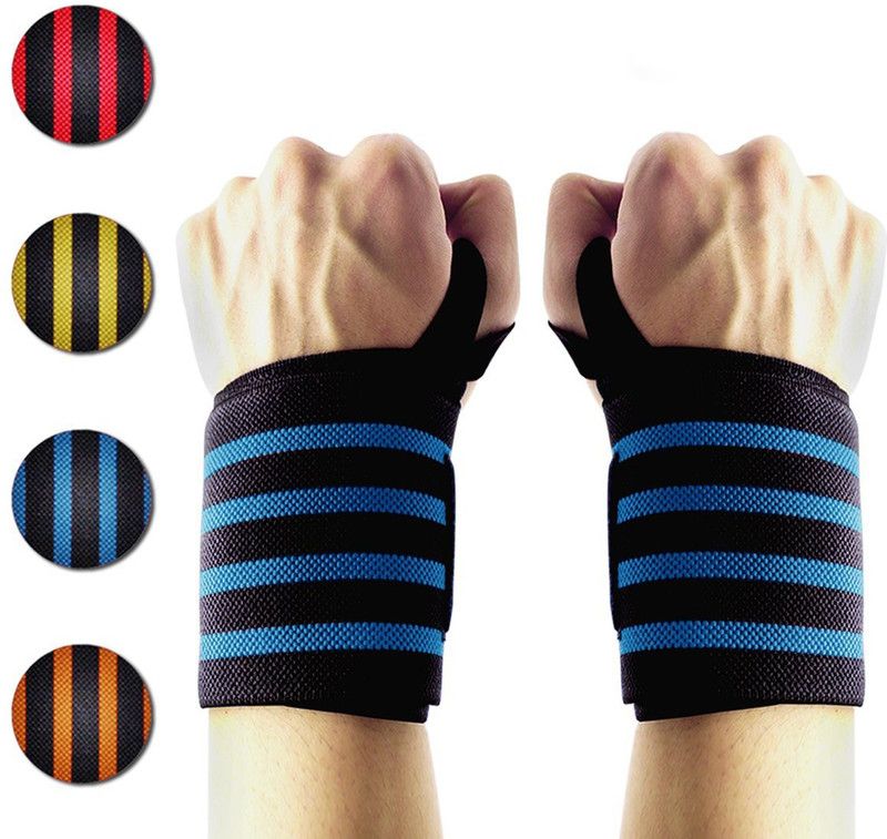 TIMA Wrist Wraps 18" Professional Grade with Thumb Loops Wrist Support  (Multicolor)