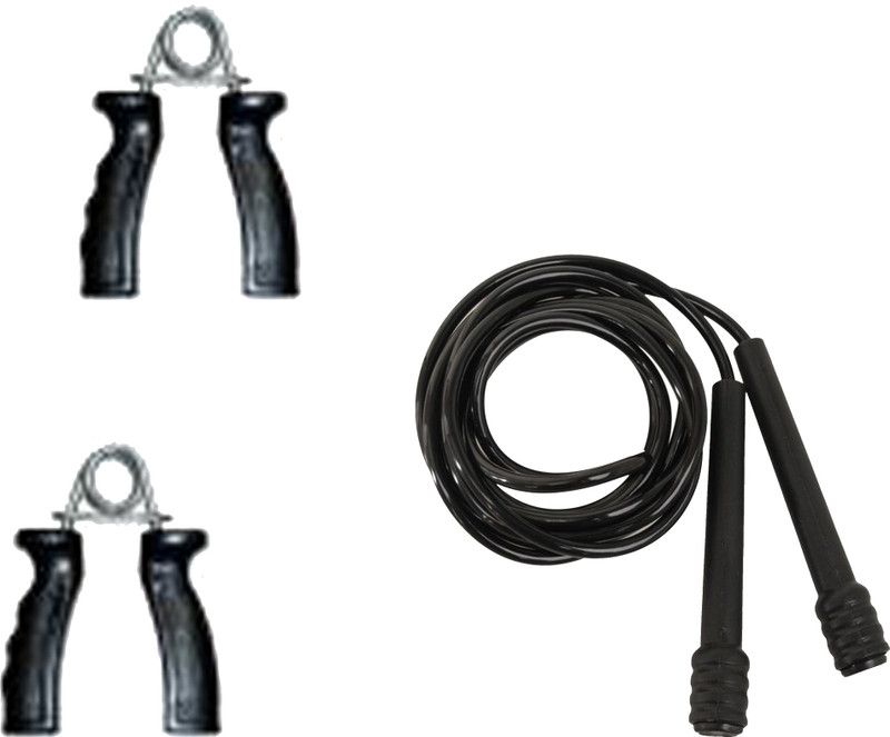 KRX Freestyle Skipping Rope + 2 Pc. Hand Gripper Fitness Accessory Kit Kit