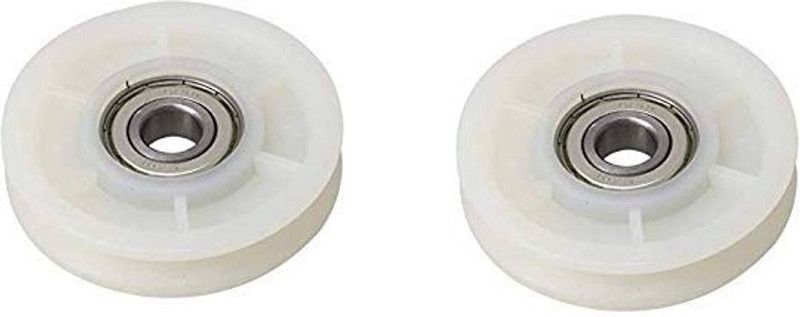 Dinetic Exercise Machine Attachments Gym Pulley 4-inch (White) - Pack of of 2 Multi-training Bar