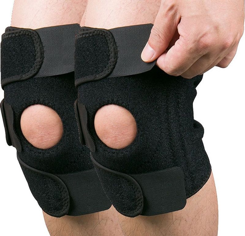 FEGSY Knee Cap for Pain Relief Adjustable Open-Patella Brace for Arthritis, Sports Knee Support