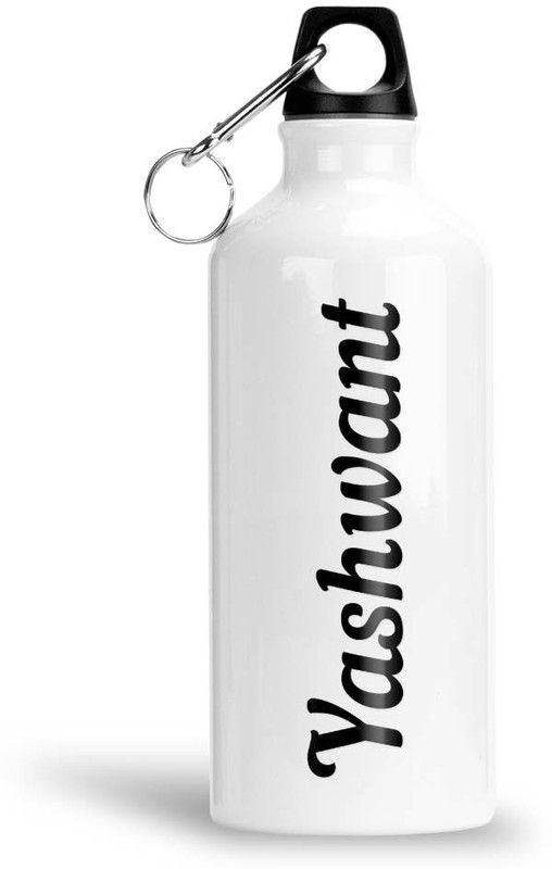 Furnish Fantasy Aluminium Water Bottle 750ml-Best Gift for Happy Birthday, Return Gift, Yashwant 750 ml Sipper  (Pack of 1, White, Aluminium)