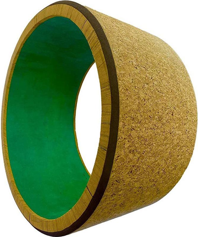 The Yogis Original Cork Fitness Yoga Wheel Yoga Ab Exerciser  (Brown)