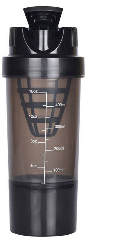 Imported Shake me Protein Shaker / Sipper / Gym Bottle / Water Bottle 500 ml Shaker  (Pack of 1, Multicolor, Plastic)