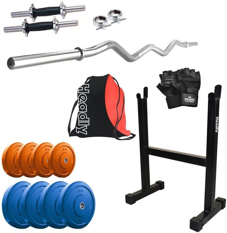 Headly 16 kg Premium CP-HR-16KGCOMBO15 Coloured Home Gym Combo