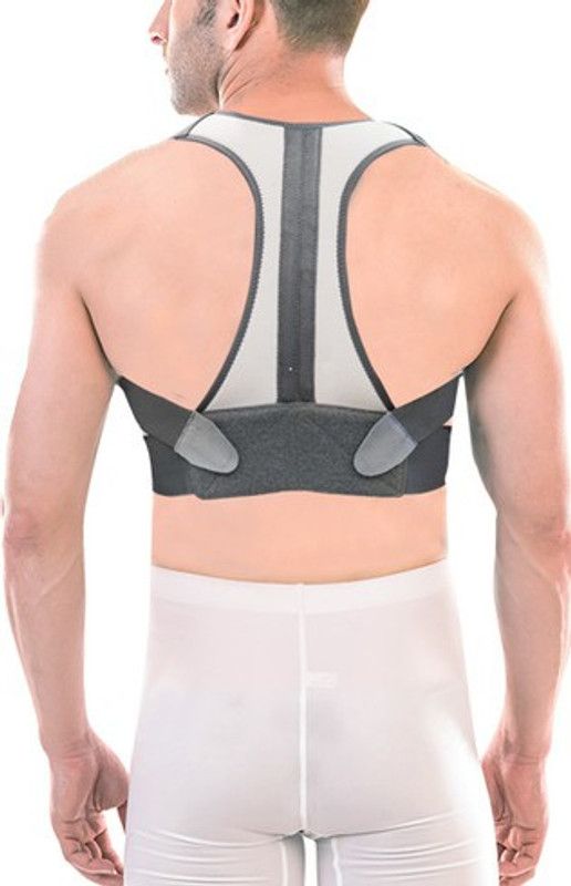 COIF Posture Corrector Back Force, Effective Posture Correction for Men & Women (GREY) Back & Abdomen Support  (Grey)