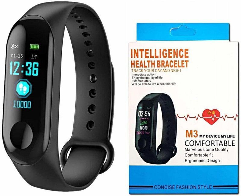 Enexoya M3 Fitness Band  (Black, Pack of 1)