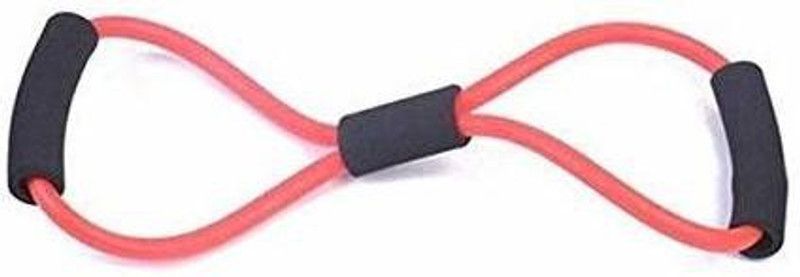 HXOSET Chest Expander Rope Workout Pulling Exerciser Fitness Exercise Tube Sports Yoga Resistance Tube  (Pink)