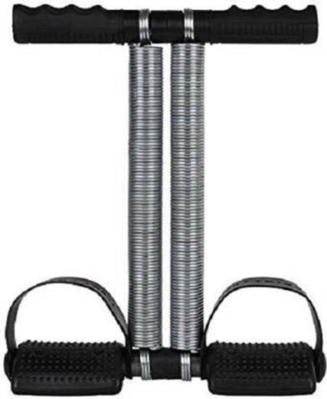 Shopeleven Tummy Trimmer- Double Spring Fitness Equipment for Men and Women Ab Exerciser  (Black)