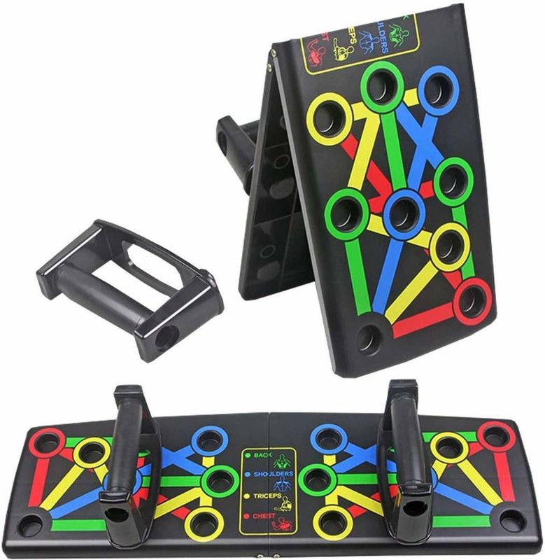 ROYALNINE ENTERPRISE 9 In 1 Push Up Bars Stand Board Handle Gym And Home Exercise (Multicolor) Push-up Bar  (Multicolor)