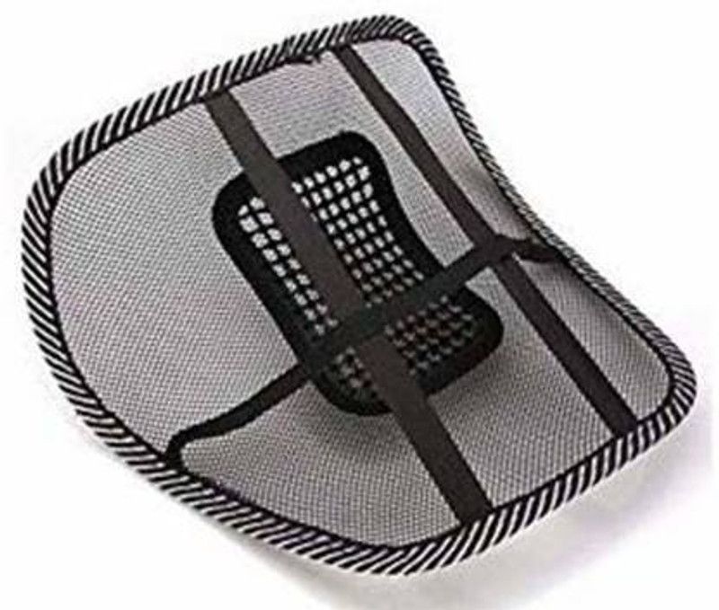 Onlinch Lumbar Support For Chair & Acupressure Backrest Car Seat Back / Lumbar Support  (Black)