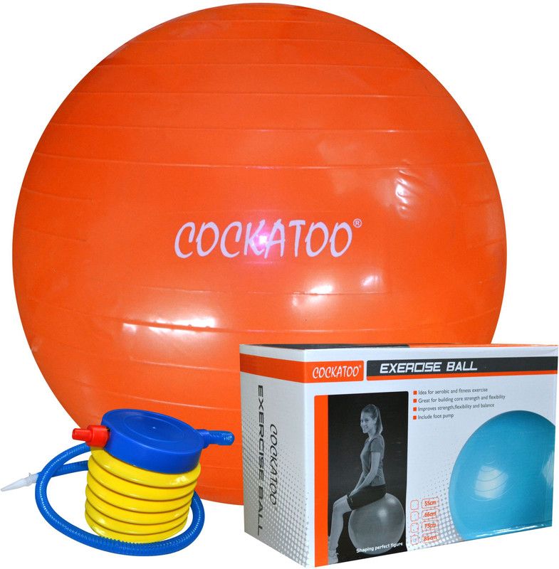 COCKATOO Ball-55 Gym Ball  (With Pump)