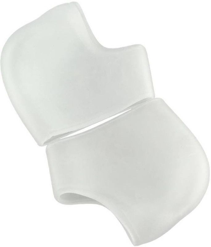 H D Enterprise Silicon Heel Socks Ankle Support  (White)