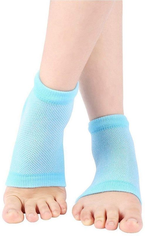 Jiya Enterprise Moisturizing Gel Heel Socks for Dry Hard Crack & Pain Relief Heel Support