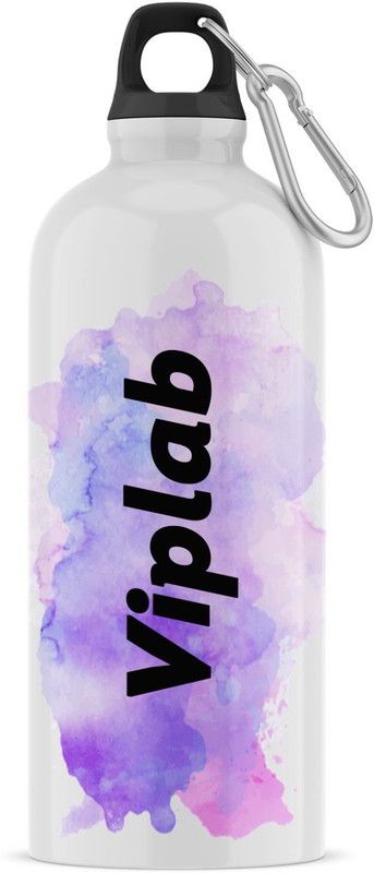 Ashvah Sipper/Water Bottle - Best Happy Birthday Gift for Kids, Name - Viplab 600 ml Sipper  (Pack of 1, Multicolor, Aluminium)