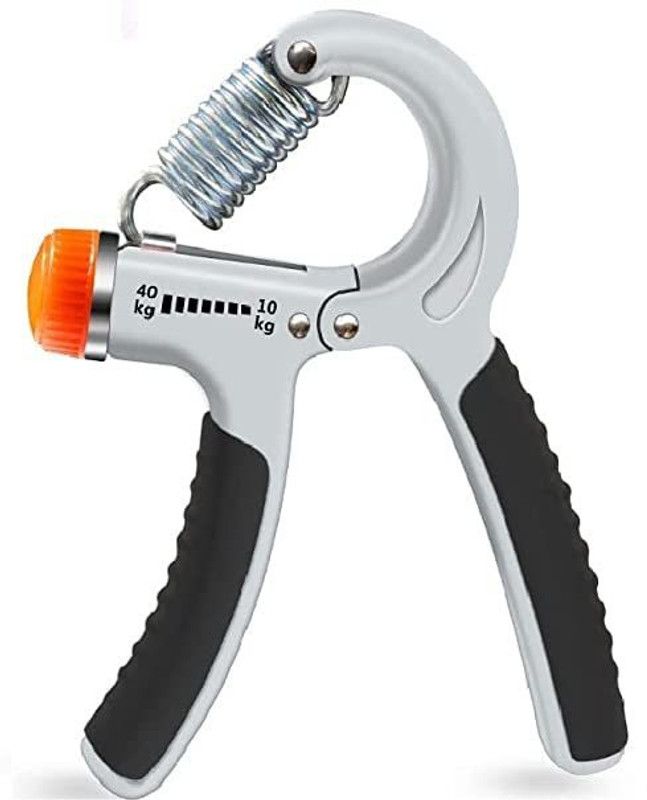 Hichaki Traders Hand Grip ,Adjustable Strength with Non-Slip Grip 10 Kg to 40 Kg power builder Ab Exerciser  (Grey)