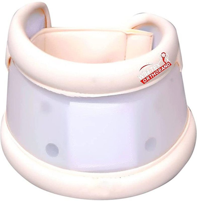 Win-tex Orthoband Hard Adjustable Neck Brace Cervical Collar Relieves Pain & Pressure in Spine Neck Support  (White)