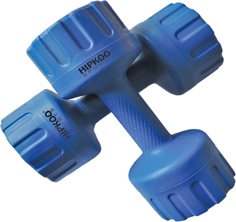 Hipkoo Sports 2 kg * 2pcs PVC Aerobics and fitness Fixed Weight Dumbbell  (4 kg)