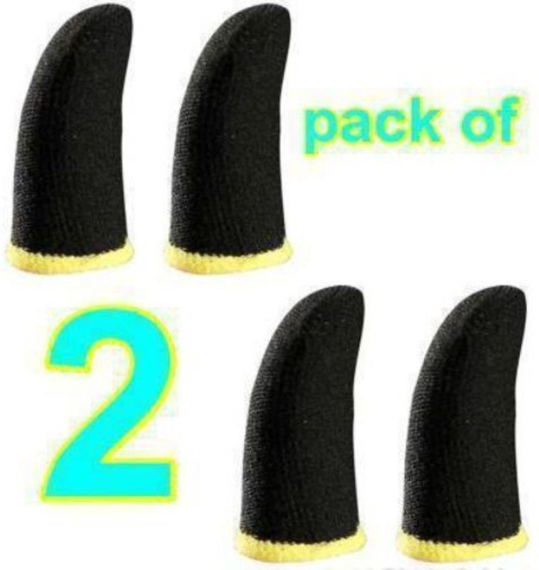 SYARA GHE_438L PUBG Gaming Sleeves|Finger Sleeve For Pubg Free Fire Mobile 2 Finger Sleeve  (Pack of 2)