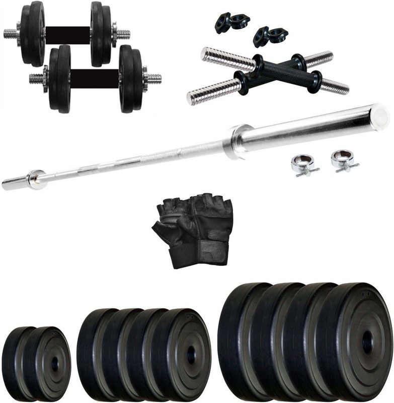 KRX 38 kg PVC COMBO 10 WB Home Gym Combo