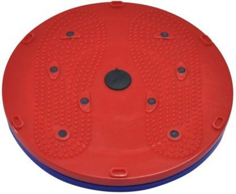 Shopeleven Full Body Twisting Device Rotatable Base with Accupressure Point Ab Exerciser  (Red)