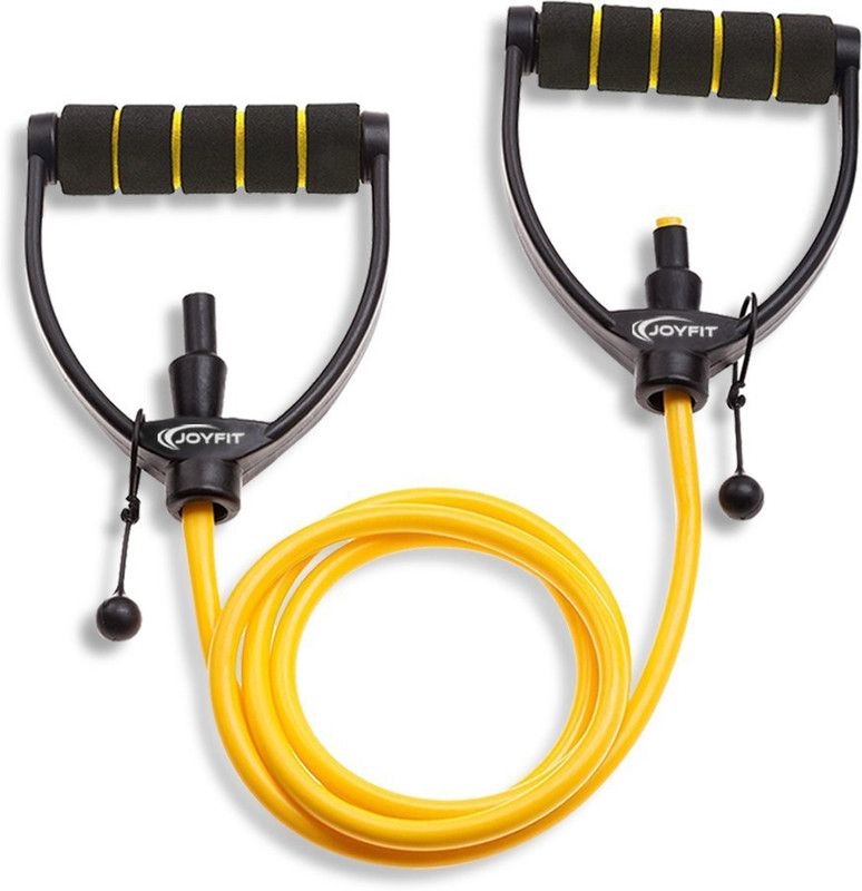 Joyfit Adjustable Toning Tube, Exercise Tube For Workouts(3-5 kg) Resistance Tube  (Yellow)