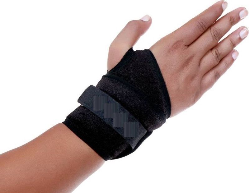 FITMYHEALTH Unisex Wrist with Thumb Support Wrist Brace Universal Wrist Support  (Black)