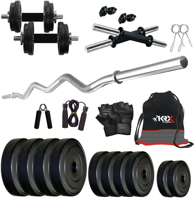 KRX 45 kg PVC COMBO 3-SL Home Gym Combo