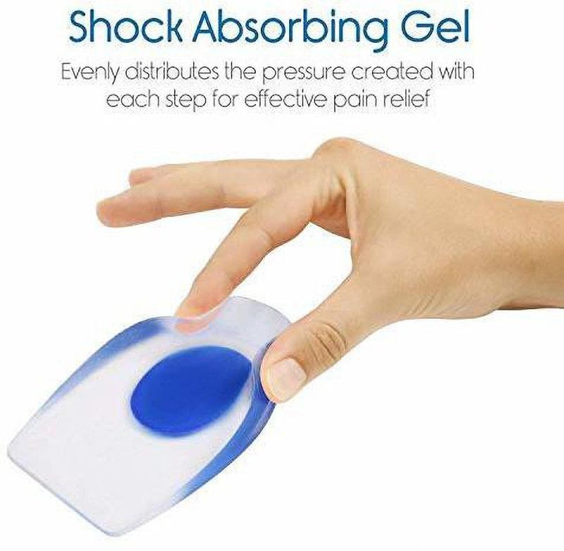 MAAUVTOR Silicon Gel Heel Pad For Pain Relief And Half Toe Sleev Part Number Heel Pad Heel Support