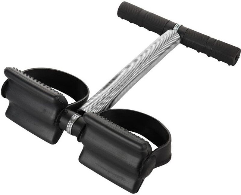 geutejj Tummy Trimmer Foot Pedal Equipment/Abdominal Leg Exerciser_296 Ab Exerciser  (Black, Silver)
