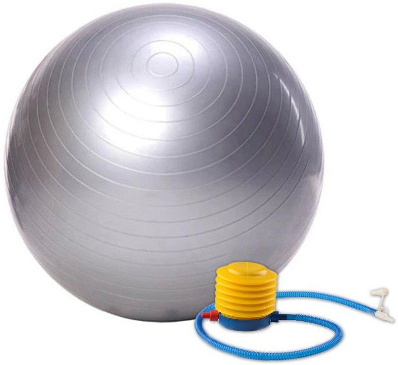HEALTH FIT INDIA Anti Burst Gym Ball  (With Pump)