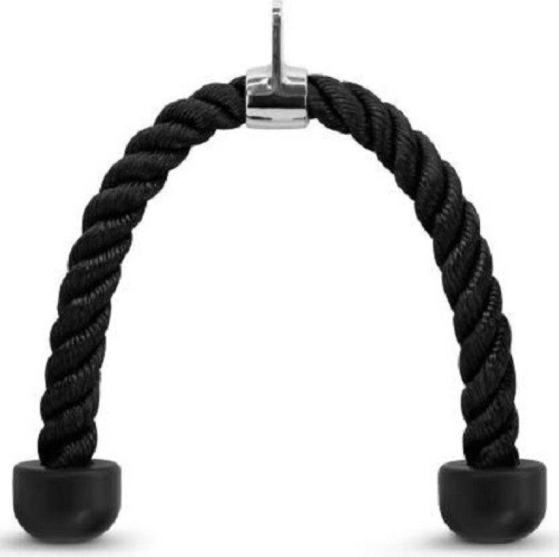 Hipkoo Sports Heavy Duty Biceps Rope, Triceps Rope For Gym Triceps Bar  (Black)
