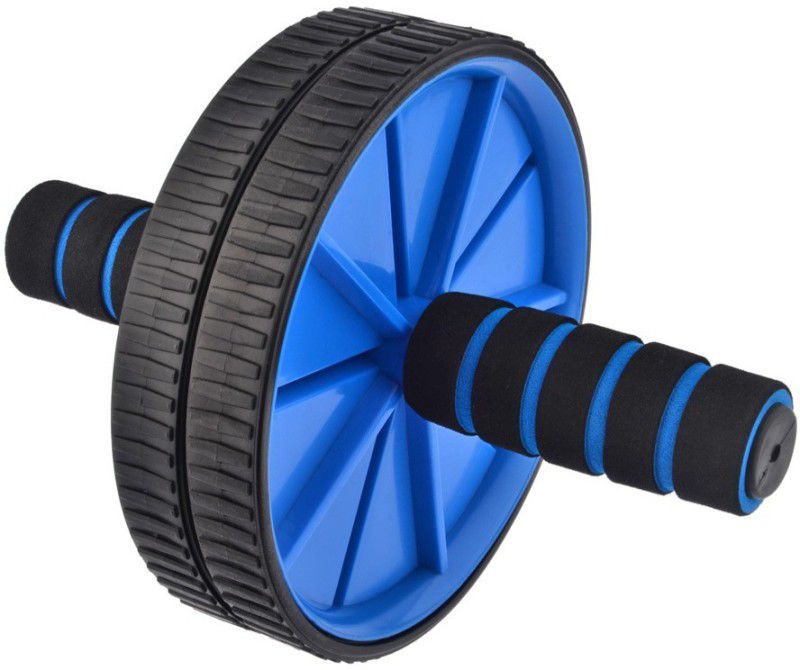 Yeahmom Store Double Wheel Ab Roller Gym Fitness Equipment Ab Exerciser Ab Exerciser  (Blue)